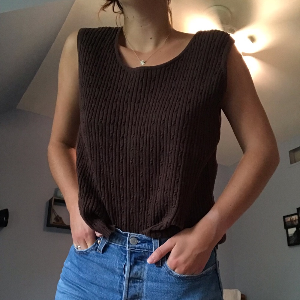 Villager vintage corded sweater vest